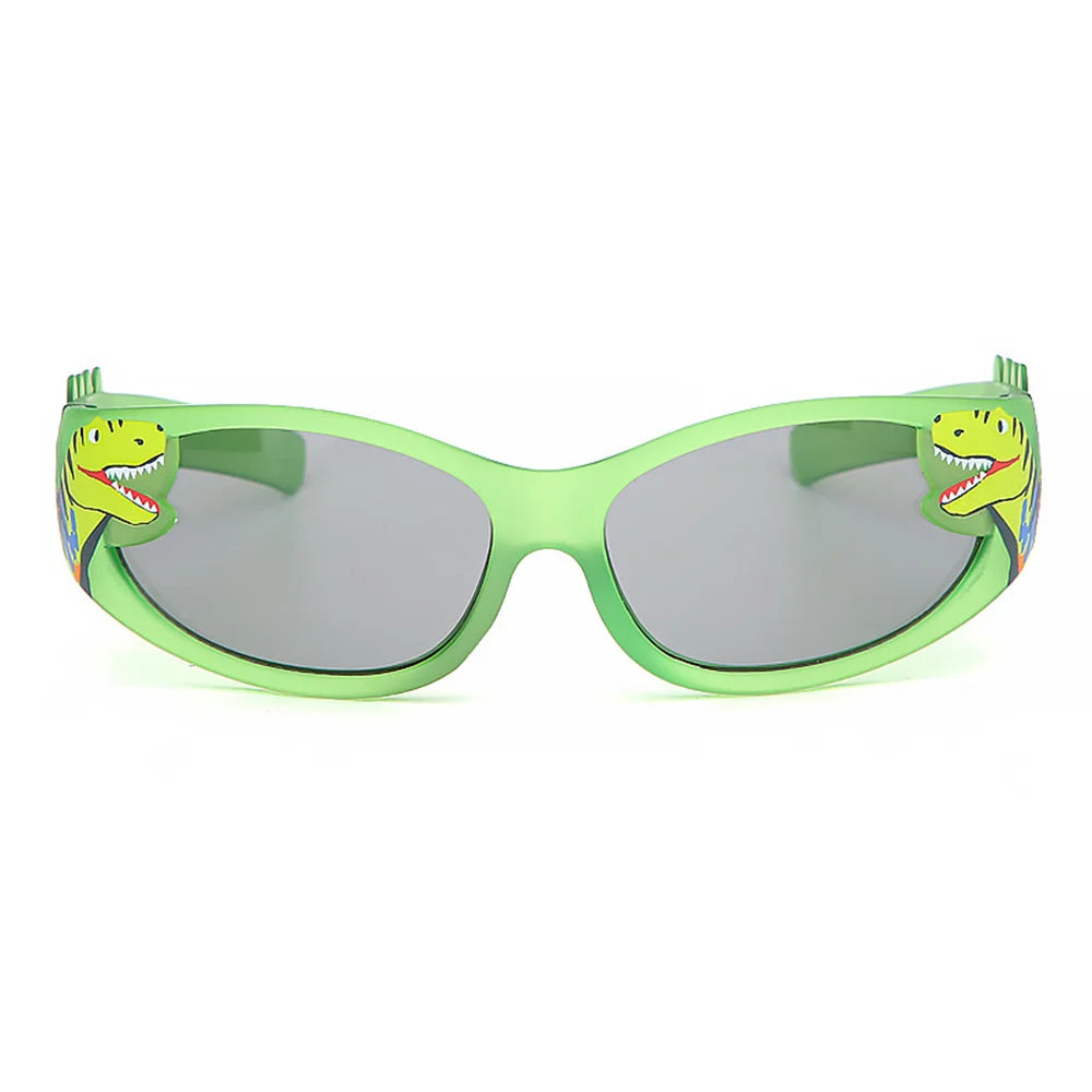 KLASSNUM summer new fashion cute Dinosaur children sunglasses 2026 girls boys birthday party decoration glasse uv400 oculos