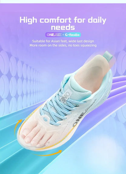 ONEMIX lässige Laufschuhe, atmungsaktive Sommer-Joggingschuhe für Herren, leichte Damen-Fitnessschuhe, Outdoor-Sportschuhe für Männer mit Dämpfung