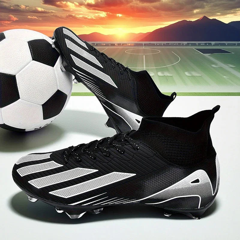 New Men's Football Boots Cleats Boys Ultralight Sport Soccer Shoes Adult Professional Non-Slip Comfortable Training Match Grass