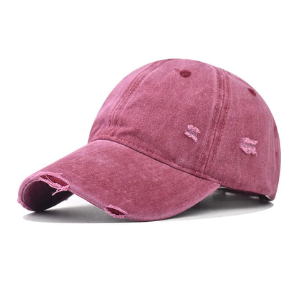 Distressed Baseball Cap Dad Hats for Men Women Vintage Washed Cotton soft crown Hat Adjustable Low Profile Unisex Style Headwear