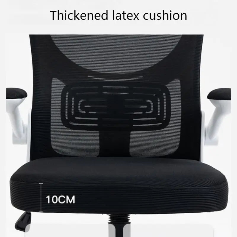 Silla gaming ergonómica giratoria con malla, elevación ajustable, comodidad para uso prolongado, hogar, dormitorio, oficina y estudio