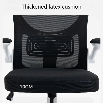 Silla gaming ergonómica giratoria con malla, elevación ajustable, comodidad para uso prolongado, hogar, dormitorio, oficina y estudio