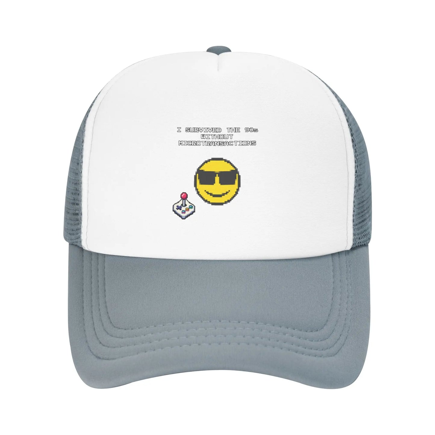 Fashion I Survived The 90s Without Microtransactions Funny Gaming Meme  Mesh baseball cap  Gorra Brand Cap