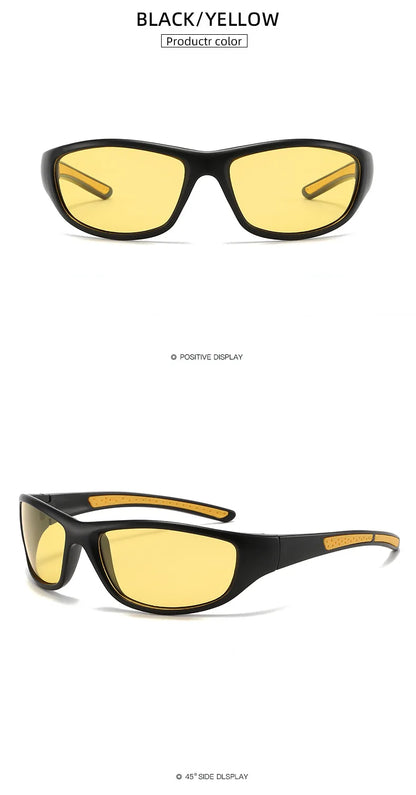 Brand Luxury Designer New Fashion Polarized Sunglasses For Men Outdoor Cycling Sun Glasses Driving Riding Sports Eyewear 6123