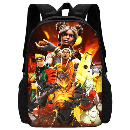 Hot Game FortniteS Kids Backpacks Boys and Girls Student Birthday Gift Child School Bags Unisex Camping Durable Rucksack