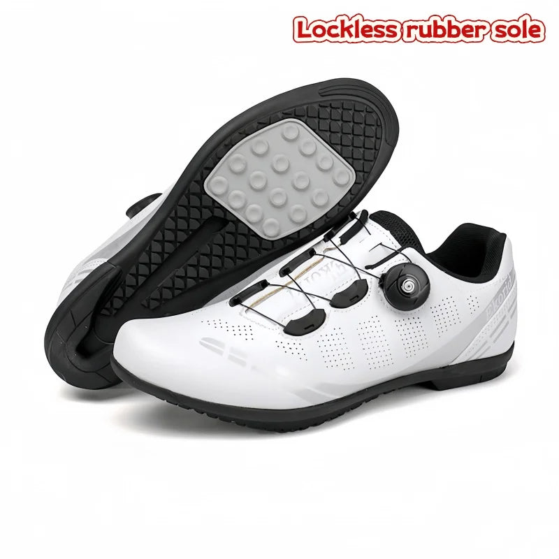 Scarpe da mountain bike MTB da uomo, traspiranti, antiscivolo, ad alta rigidità, adatte per gare su strada all’aperto e percorsi fuoristrada in montagna 37-46