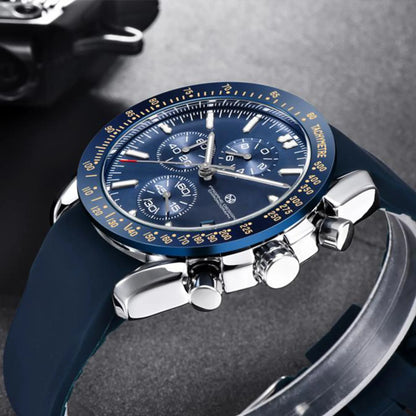 PAGANI DESIGN 45MM 2026 Relógio masculino de quartzo 30M impermeável, luxo business em aço inoxidável Relogio Masculino 5140