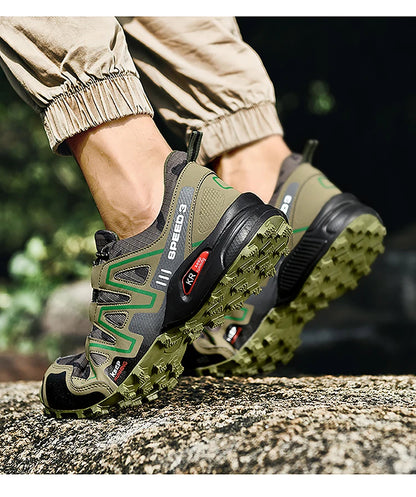 Sapatilhas de Caminhada de Alta Qualidade para Homem, Ténis Outdoor, Sapatos de Escalada, Sapatilhas de Trekking para Mulher, Sapatilhas Táticas Antiderrapantes