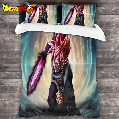 Dragon Ball Z Guko Kids Bedding Set Single King Size Duvet Cover with Quilt And Pillowcase Double Bed Linen for Bedroom Decor