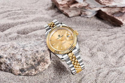 Relojes PAGANI DESIGN 2026 nuevos de lujo en oro y plata, relojes mecánicos para hombre, acero inoxidable, cristal de zafiro, reloj automático