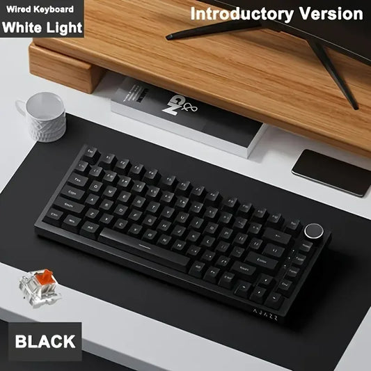 AJAZZ AK820 Rotary Volume Buttons Hot-Swappable Keys For Office And Home Mechanical Keyboards DIY