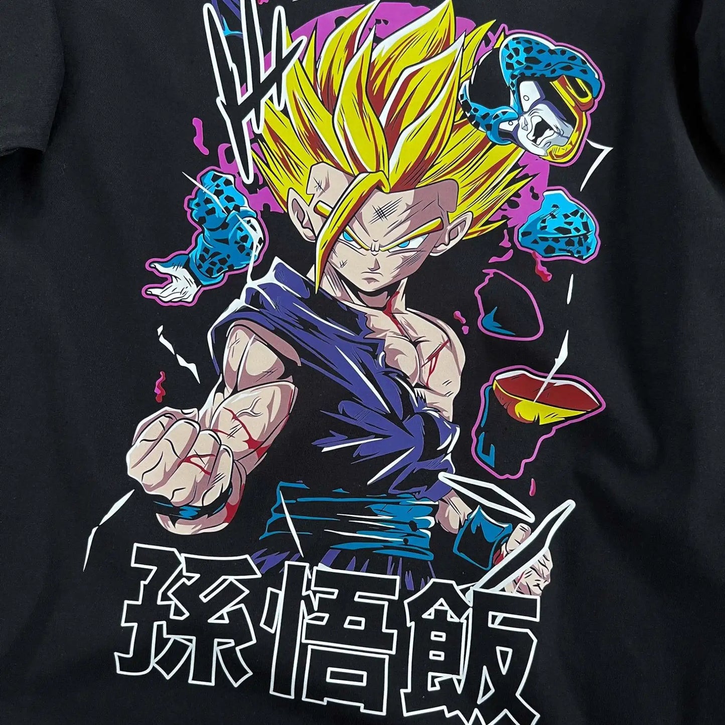 Dragon Ball Z Printed Short Sleeve Cotton T-Shirt Son Goku Vegeta Men Women Clothes Harajuku Y2K Tee Vintage Summer Streetwear