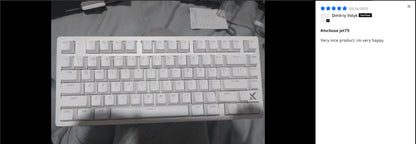 MCHOSE Jet 75 Magnetic Switch Gaming-Tastatur Hall Effect Hot-Swappable Angepasstes RGB Snap Tap 0.1ms Latenz 8kHz Abfragerate