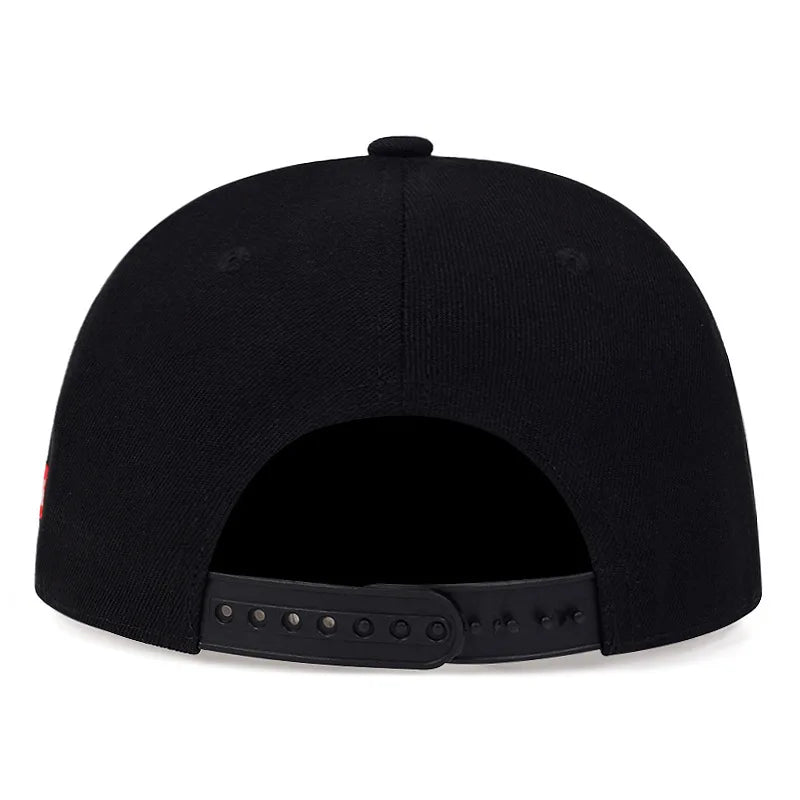 Flat Bill Visor Trendy Patch Snapback Hat Hip Hop Color Block Baseball Cap Unisex Lightweight Sunscreen Dad Hats For Women Men