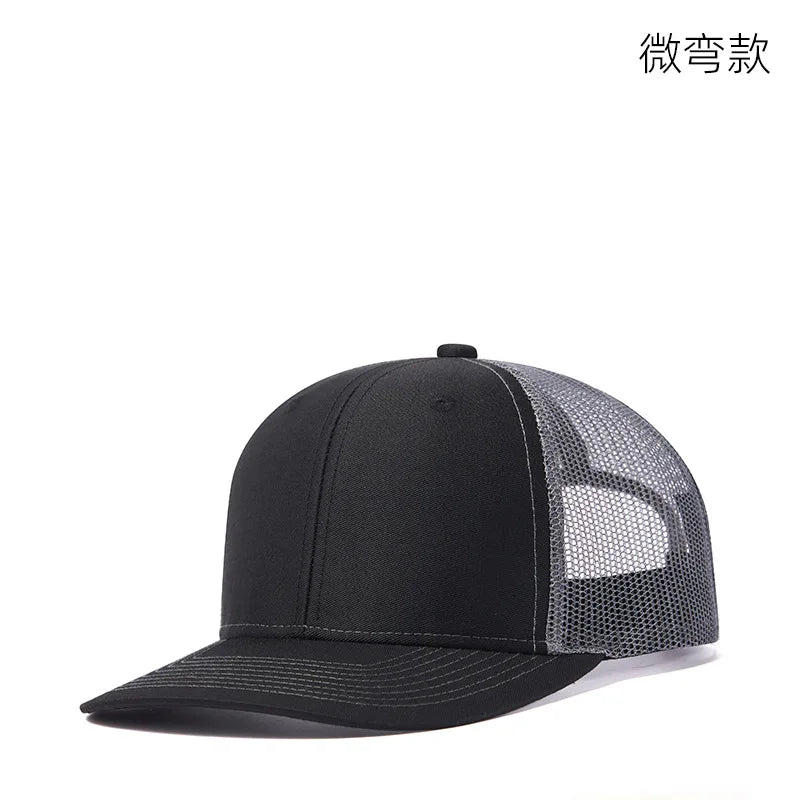 High Quality Mesh Baseball Cap Women Men Summer Cotton Breathable Sunhat Unisex Adjustable Snapback Trucker Hats Male Female