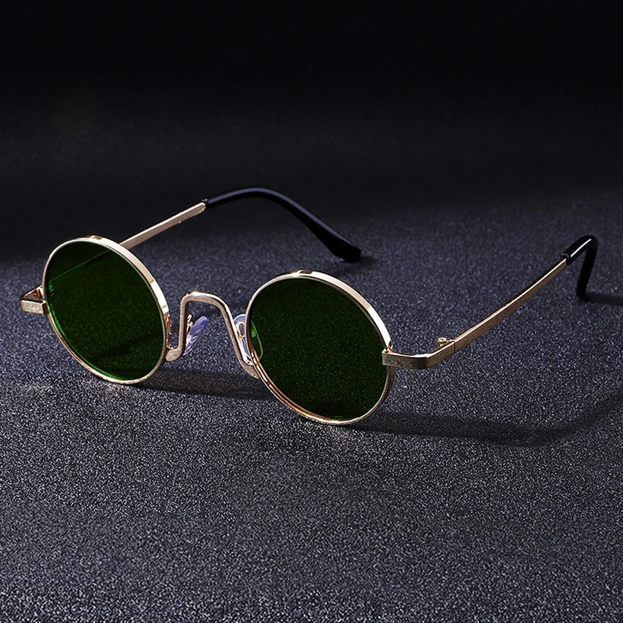Design Retro Round Frame Sunglasses For Men Polarized UV400 Women Causal Driving Glasses Accessories