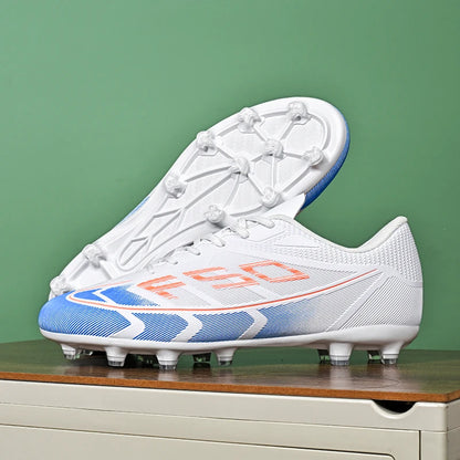 Nouvelles chaussures de football pour hommes, chaussures de futsal à cheville haute, respirantes, antidérapantes, de haute qualité, ultralégères, chaussures de sport, chaussures de match en plein air