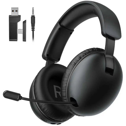 Acincai BL500 Wireless Gaming Headset with Mic for PS5, PS4, PC, Bluetooth Gaming Headphones and microphone