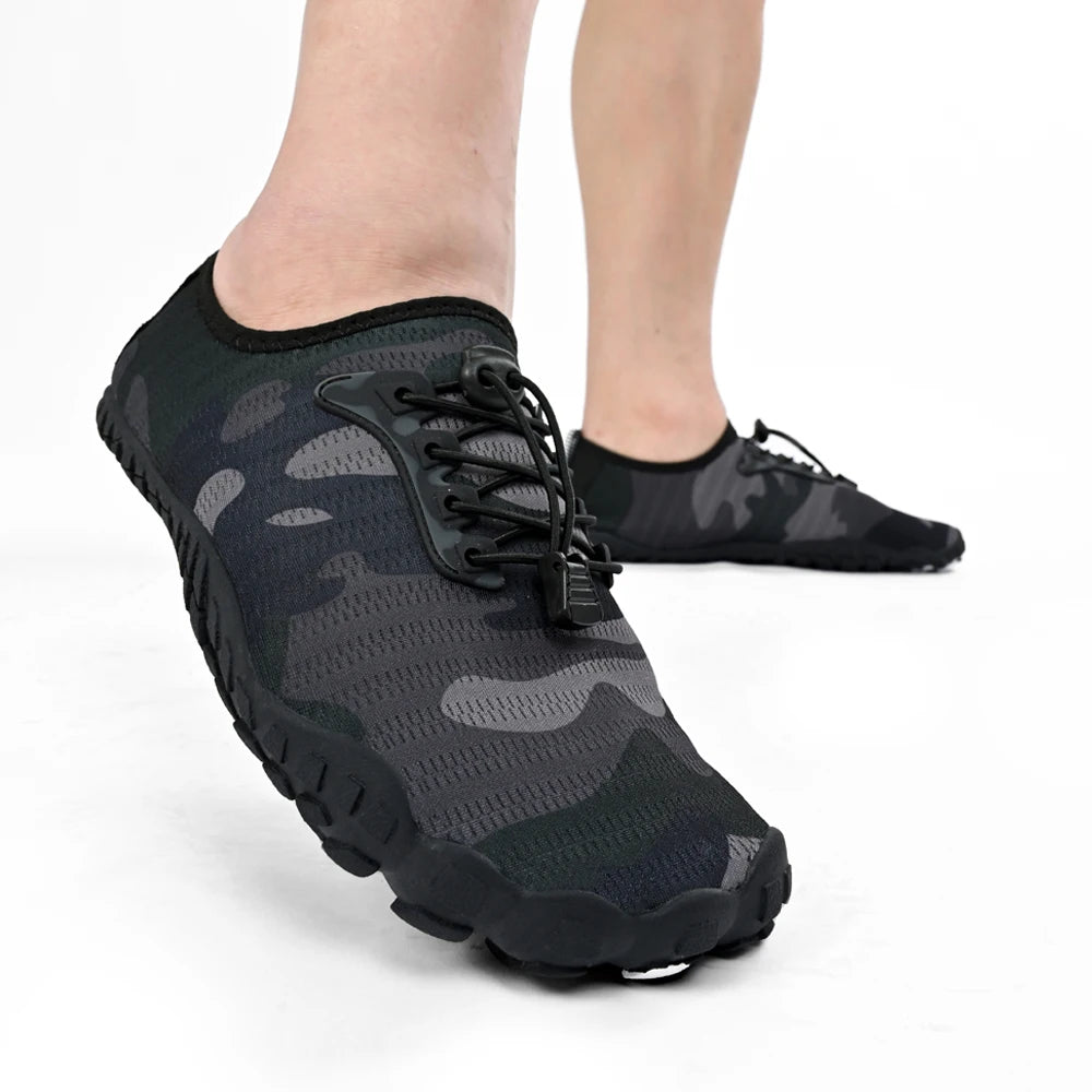 Oiaano New Camo Men Women Quick-Drying Beach Aqua Shoes Barefoot Water Booties Man Aquatic Sneaker Sports Athletic Walking