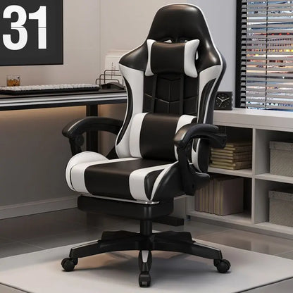 Sedia gaming ergonomica per home office, lunghe sessioni e streamer, regolabile, reclinabile, leggera e resistente