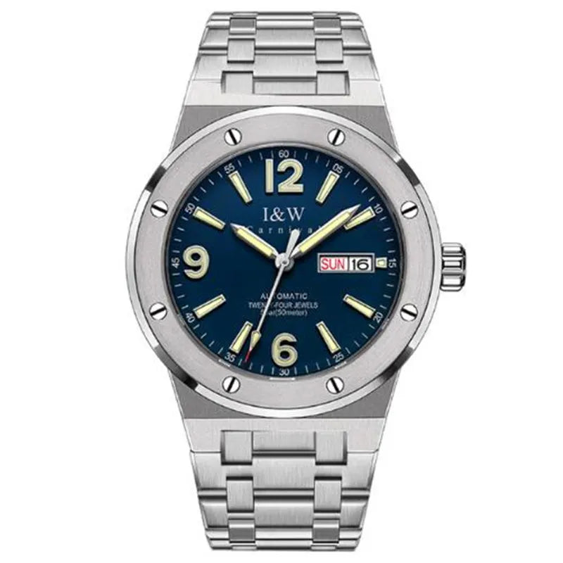 Carnival IW Mechanical Watch For Men Brand Luxury Automatic Men Watches MIYOTA or NH36 Sapphire Luminous Waterproof Reloj Hombre