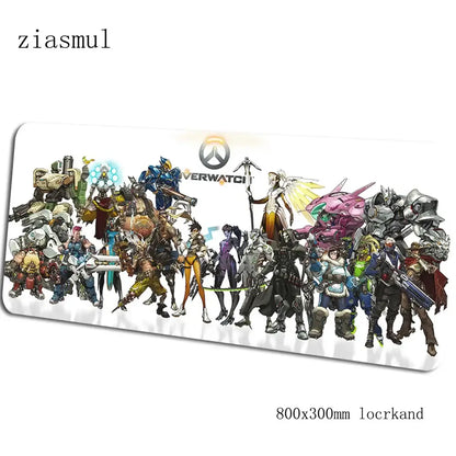 Overwatch Gaming-Mauspad Aestheticism 800x300x3mm Notebook-Mausmatte Gaming-Mousepad Cartoon-PC-Schreibtischunterlage-Mausmatte