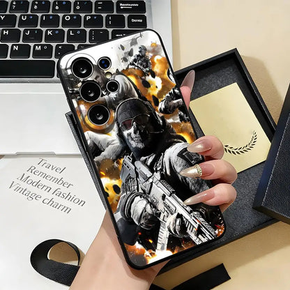 COD Call Of Duty G-Ghosts Phone Case For Samsung S26 S25 S24 FE S23 S22 S21 Plus S20 Ultra Note20Ultra Black Soft Shell