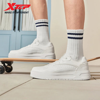 Xtep Skateboarding-Schuhe 2025 Sommer Leichte Sportschuhe mit dicker Sohle Low-Top-Sneaker im modischen Street-Style 875319310016