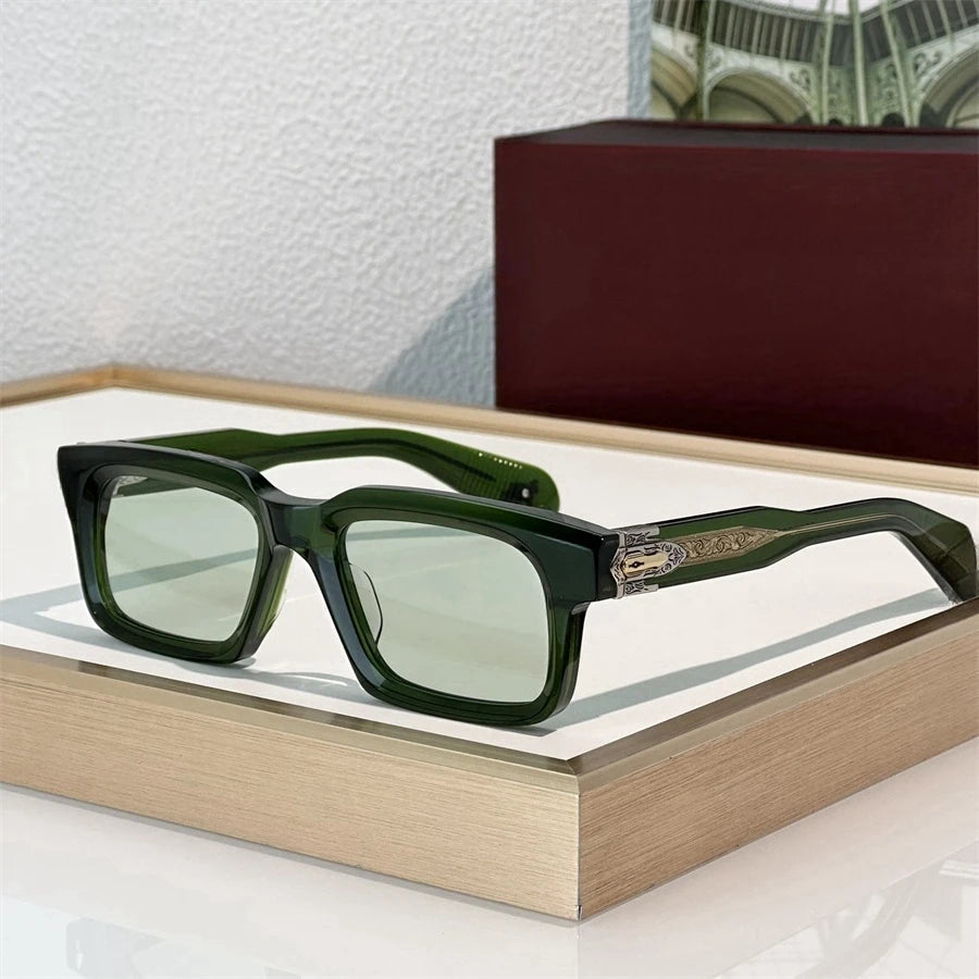 JMM BELVEDERE Design Luxury Brand Men Sunglasses Women Thick Acetate Style Trendy Oval UV400 Outdoor Trendy Fashion Eyewear