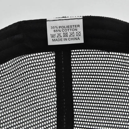 Customized Logo Hard Top 5 Panels Mesh Baseball Cap For Men Women Advertising Cap Breathable Sun Hat Solid Color Visor Gorra