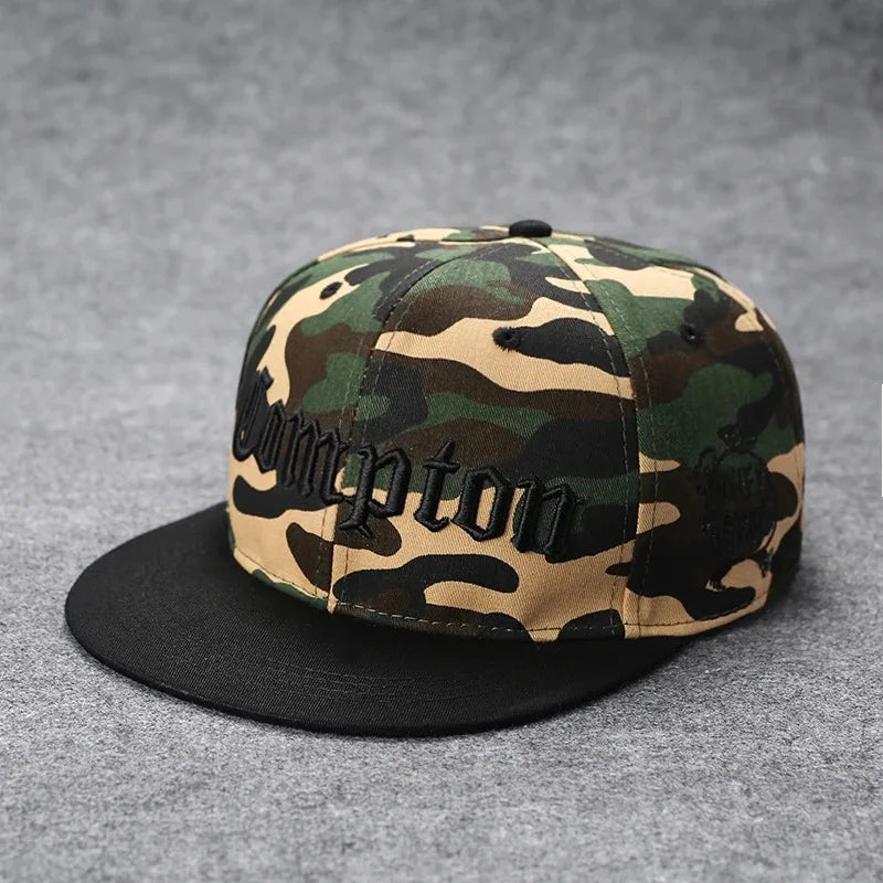 Herren-Baseballkappe mit Buchstabenstickerei, „Tide“, universell kombinierbar, flache Krempe; Damen-Sommer-Hip-Hop-Kappe, Outdoor-Sonnenkappe, verstellbare Schirmkappe