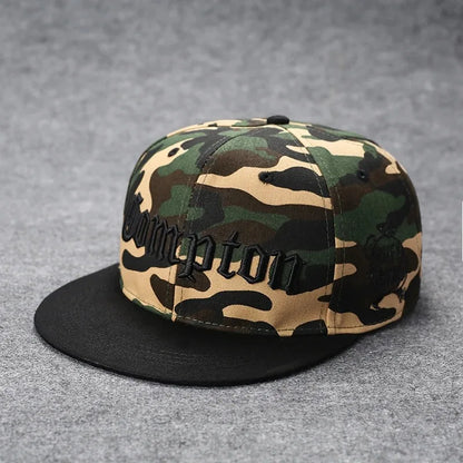 Herren-Baseballkappe mit Buchstabenstickerei, „Tide“, universell kombinierbar, flache Krempe; Damen-Sommer-Hip-Hop-Kappe, Outdoor-Sonnenkappe, verstellbare Schirmkappe