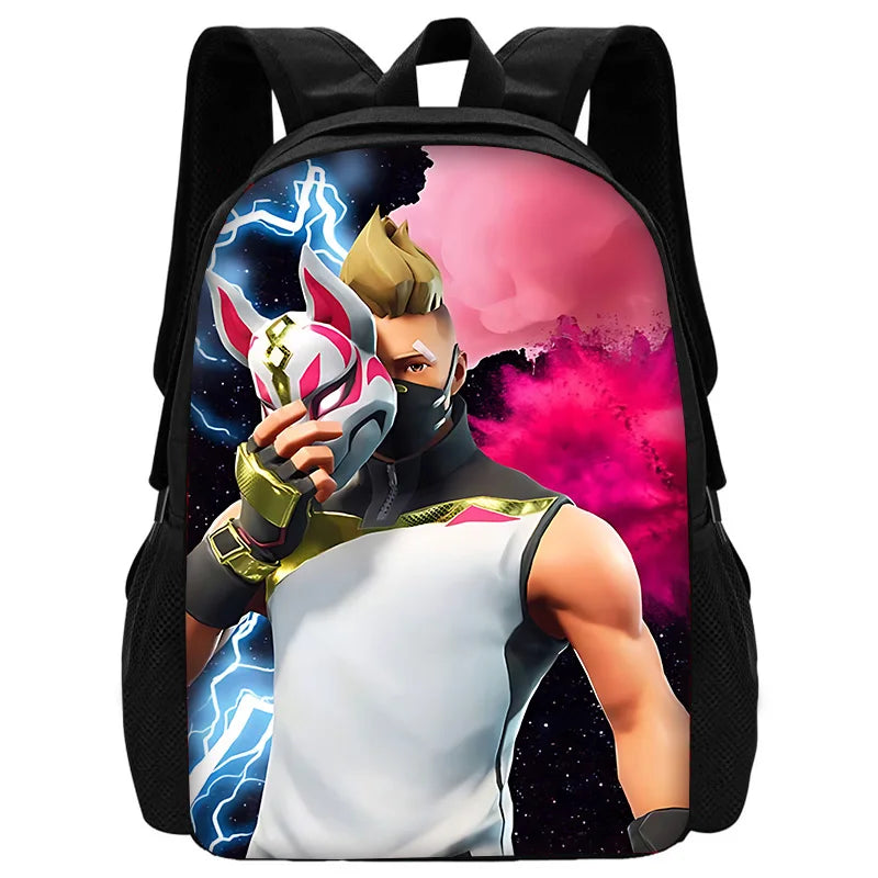 Hot Battle Royales Fortnites Kinder-Rucksäcke für Jungen & Mädchen, Schüler-Geburtstagsgeschenk, Schulranzen für Kinder, unisex, Camping, langlebiger Rucksack