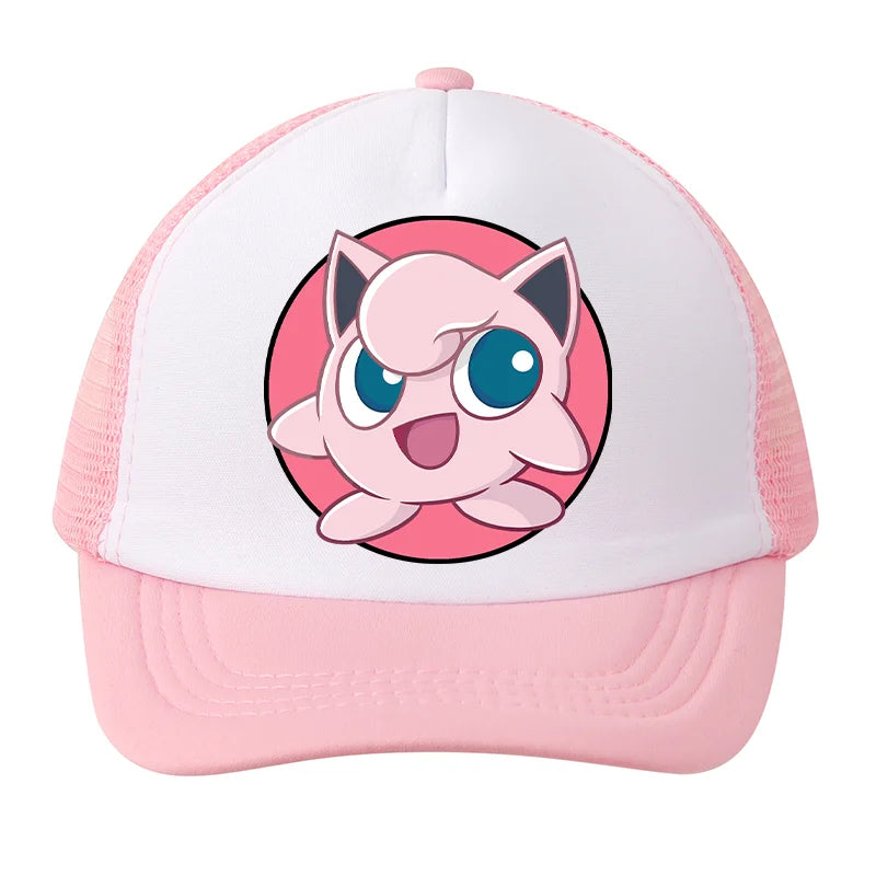 Pokemons Baseball Cap Pikachu Charizard Gengar cartoon Peaked Hat Kid Adult Summer Outdoor Sport Hat Boy Casual Fashion Cap Gift