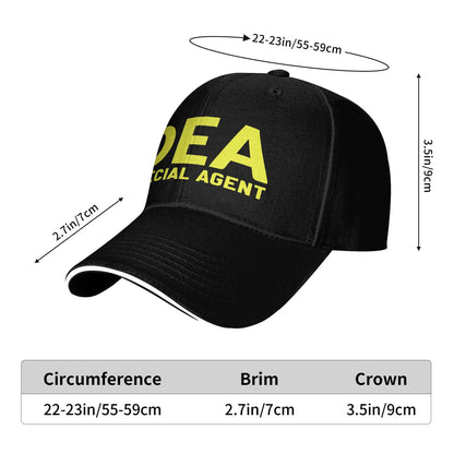 Summer Baseball Caps DEA Special Agent Merch For Men Women Trucker Hat Fashion  Sun Cap Gift