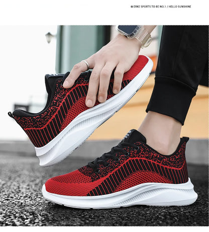 Leather Men's Sneakers Trendy Casual Italian Breathable Leisure Male Sneakers Non-Slip Footwear Men Vulcanized Shoes
