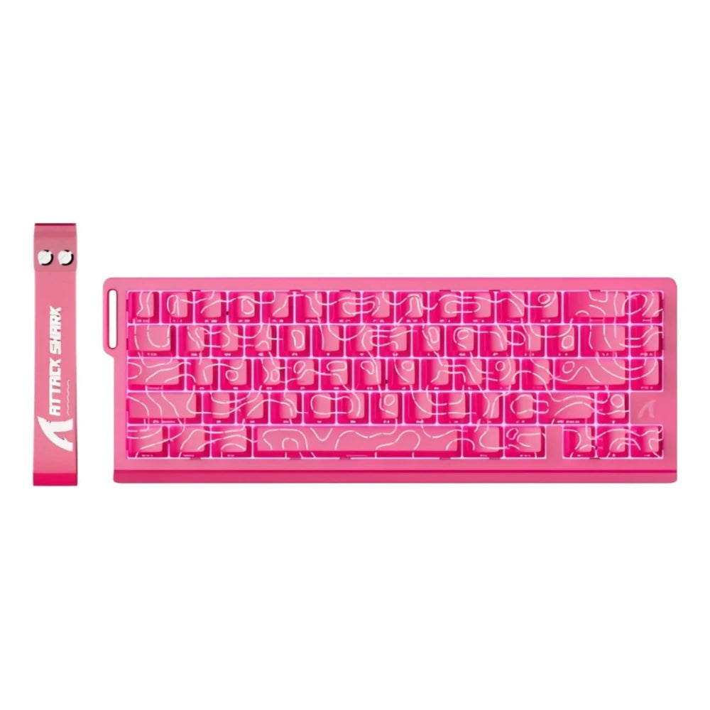 Attack Shark X68 HE Gaming Keyboard Magnetic Mechanical Wired for Pro Gaming 0.01mm Rapid Trigger 8000Hz 128K Rate