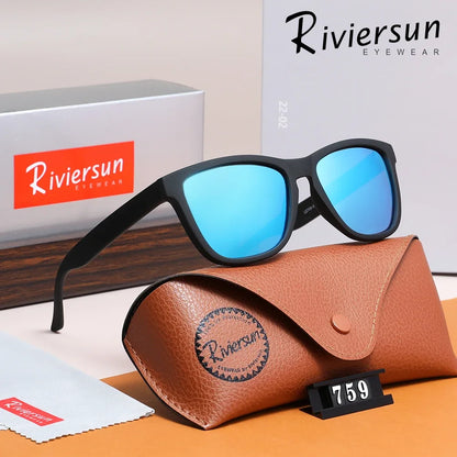 Square Frame Sunglasses Polarized UV400 Casual Men Women Driving Glasses Ultralight Unisex