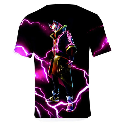 Fortnite-T-Shirt für Herren, Shoot Game Battle Hero, Victory Royale, Kleidung, Kinder-T-Shirts für Jungen und Mädchen von 2-14 Jahren