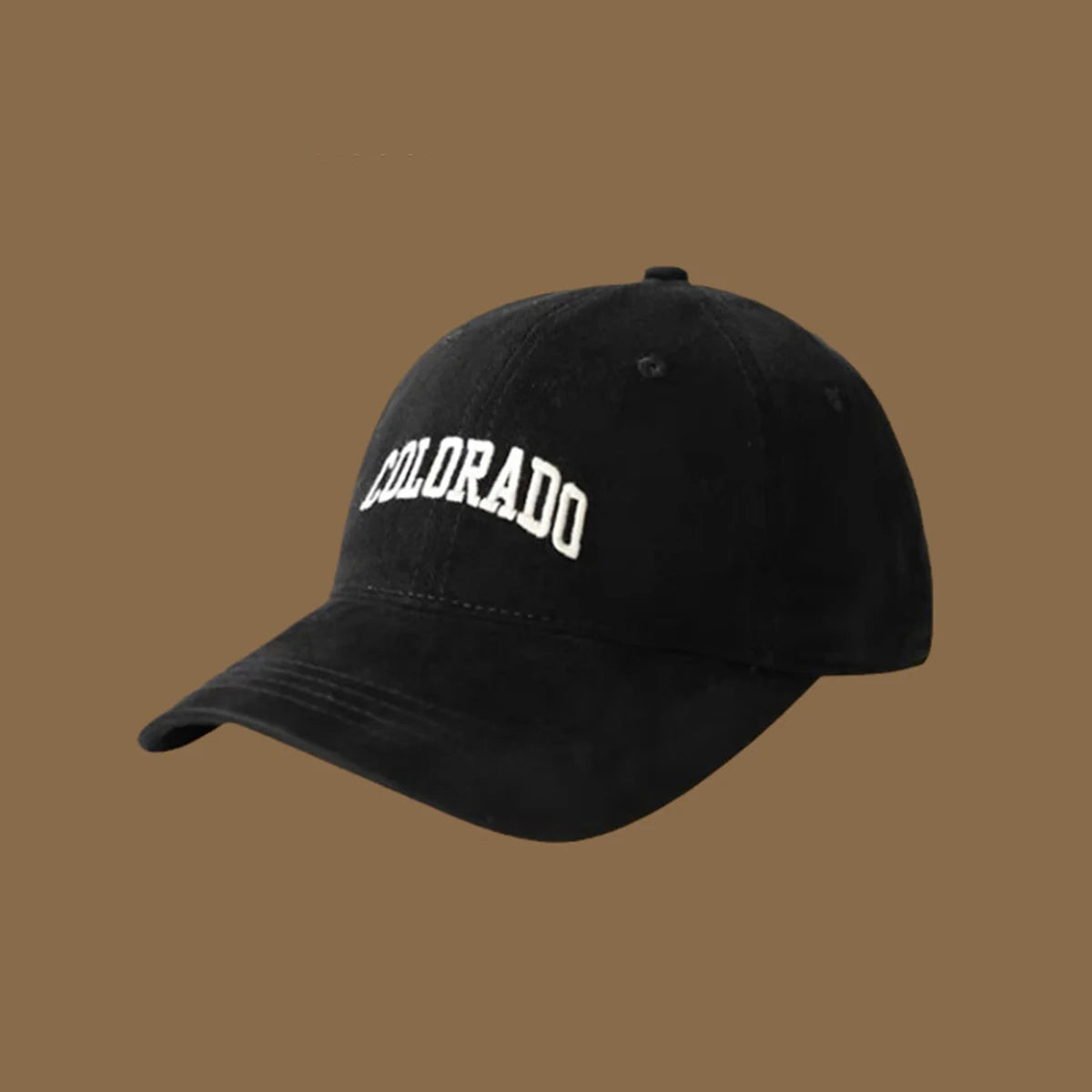 Cotton Baseball Caps for Women and Men Letter “COLORADO” Embroidery Hats Summer Sun Hat Fashion Snapback Cap Unisex