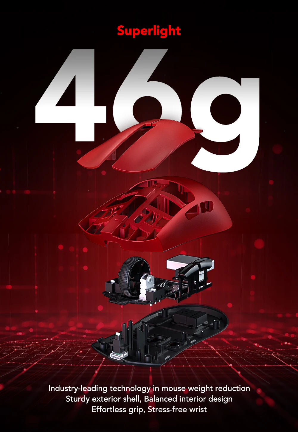 KYSONA Jupiter Series Gaming Mouse Wired Wireless Mice 8Khz PAW3950 Sensor Bluetooth 46g Rechargeable Web Driver For PC Laptop