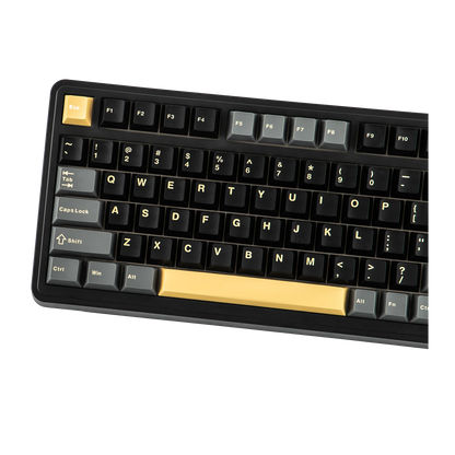 Teclado Mecânico Sem Fios EPOMAKER X AULA EA75 MAX 75% Layout ANSI US Hot-Swap Gasket com Fios/BT/2.4GHz com Ecrã e Botão Rotativo