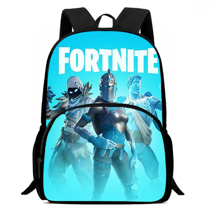 Kids School Backpack with Front Pocket, Light Weight Cartoon Fortnite Children Backpack For Age 6-9, Bags For Boys Girls