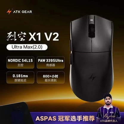 ATK Blazing Sky X1/X1V2 kabellose Gaming-Maus 8K Low Latency, leichte FPS Liekong E-Sports-Gaming-Maus, individuelles PC-Zubehör