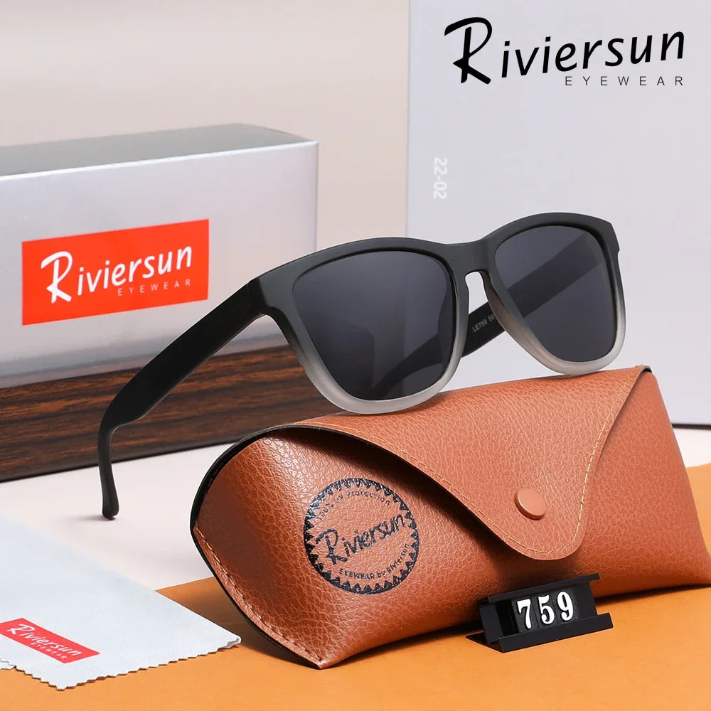 Square Frame Sunglasses Polarized UV400 Casual Men Women Driving Glasses Ultralight Unisex
