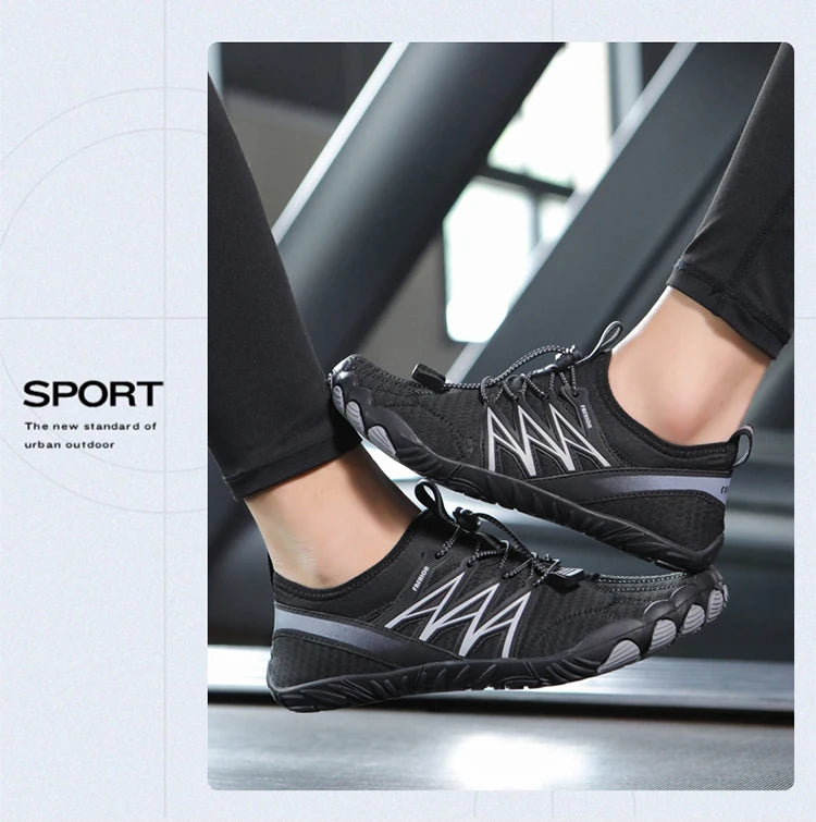 Outdoor Lightweight Men's Training Running Barefoot Shoes, Quick-Dry Swimming Water Shoes, Sport Gym Fitness Jogging Sneakers