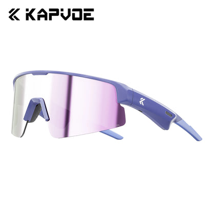 Kapvoe Bluetooth Sunglasses Smart Cycling Glasses Wireless UV400 Protection Goggles Telephone MP3 Sports Cycling Glasses Men