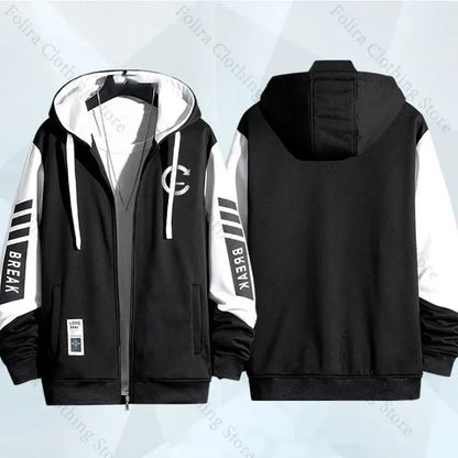 Produit gaming premium Fraquane, Anime Link Click Charles Lucas Same Coat Hoodies Cosplay Costume Sweatshirts Man Hoodie Women Man Clothing Men's Sweatshirts, équipement gamer