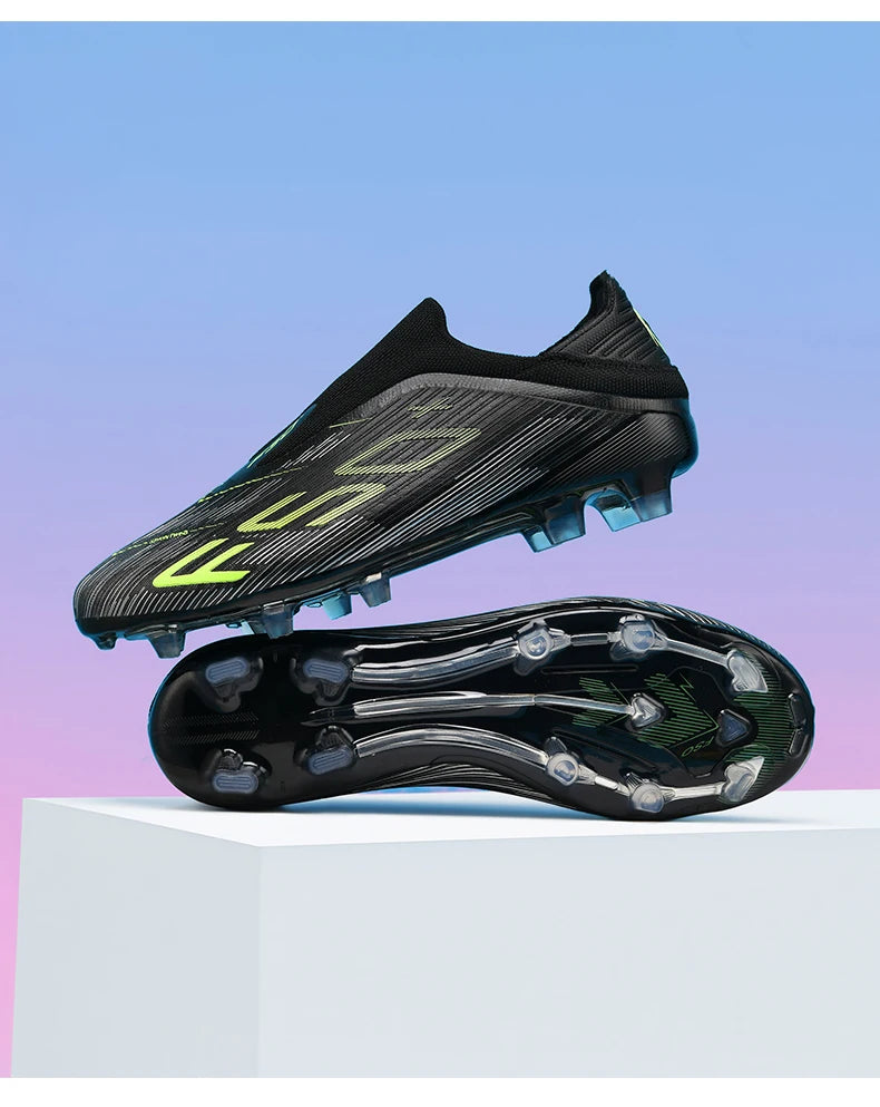 New Men Football Boots Non-Slip Match Grass Cleats High-top High-quality Soccer Shoes Futsal Sneakers Indoor Hot-selling Outdoor