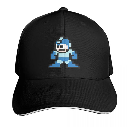 Megaman 8bits Baseball Cap Luxury Hat Golf Hood sun caps Golf Women Men's